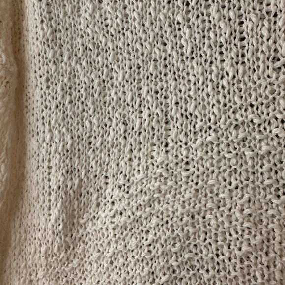Talula white Sweater Loose Knit Texture - Picture 4 of 4